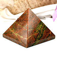 Pyramid in Red Jasper-II