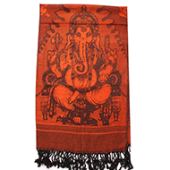 Ganesha Shawl in Soft Jacquard Fabric