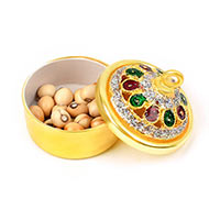 White Chirmi beads box