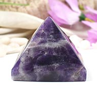 Pyramid in Natural Amethyst - 268 gms