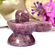 Lepidolite Shivlinga - 91 gms