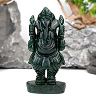 Ganesha in Green Aventurine - 904 gms