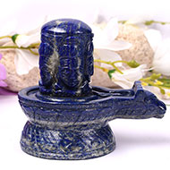 Pashupatinath Shivling in Lapis Lazuli - 865 gms