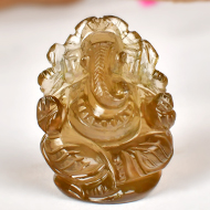 Ganesha in Lemon  Topaz - 112  carat