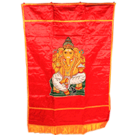 Temple Curtain - Ganesha Design