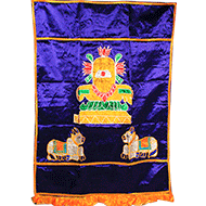 Temple Curtain - Nandi and Shivling Design