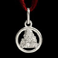 Saibaba Locket in Pure Silver - Design VII