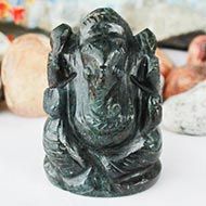 Iolite Ganesha - 74 gms