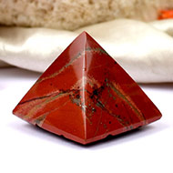 Multi Pyramid in Red Jasper-Energy and Strength