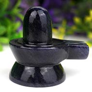 Blue Jade Shivling - 100 gms