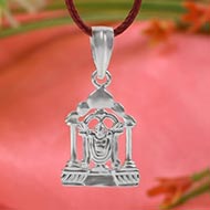Tirupati Balaji Locket in Pure Silver - I
