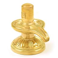 Sacred Shiva Lingam in Bronze