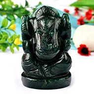 Ganesha in Green Aventurine - 273 gms
