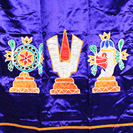 Temple Curtain - Venkateshwara Design