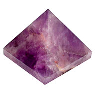Pyramid in Natural Amethyst - 98 gms