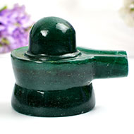 Green Jade Shivlinga - 92 gms
