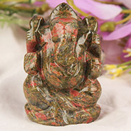 Unakite Ganesha - 115 gms