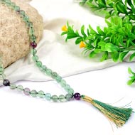 Fluorite Round Mala - 8mm