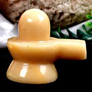 Ivory Yellow Jade Shivling - 69 gms - III