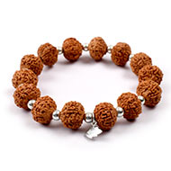 7 mukhi Mahalaxmi bracelet from Java with silver balls