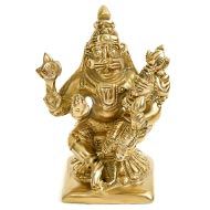 Narasimha Lakshmi statue in brass