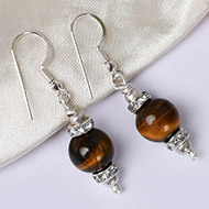 Tiger Eye Earrings - I