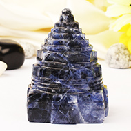 Shree Yantra in Blue Sodalite - 109 gms