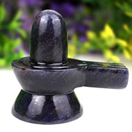 Blue Jade Shivling - 117 gms - i