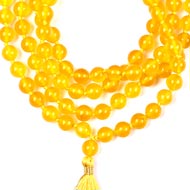 Yellow Agate mala