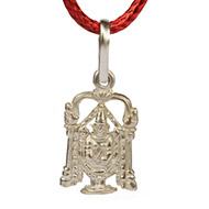Tirupati Balaji Locket - in Pure Silver - Design III 