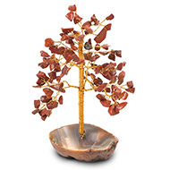 Natural Red Jasper Chakra Vastu Tree - Small