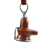 Sunstone Shivling Pendant