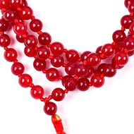 Red Agate Mala