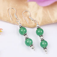 Green Jade earring