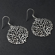 Earrings in pure silver - 5.61 gms