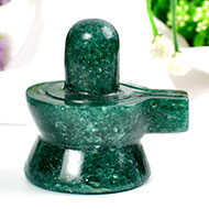 Green Jade Shivlinga - 118 gms