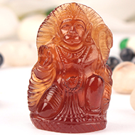 Hanuman in Gomed - 135 Carats