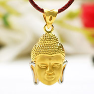 Buddha Locket in Gold - 1.90 gms