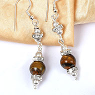 Tiger Eye Earring - II