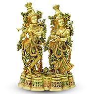 Radhe Krishna in Brass - III