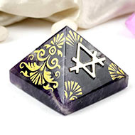 Natural Amethyst Pyramid For Divine Grace
