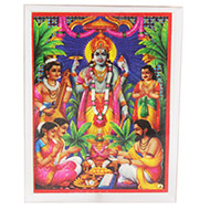 Lord Satyanarayan Glittering Photo