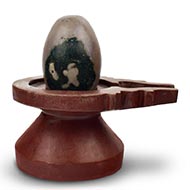 Bana Lingam with Stone Yoni base - CXLVII