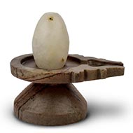 Bana Lingam with Stone Yoni base - CLIII