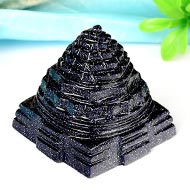Shree Yantra in Blue Sun Stone - 63 gms
