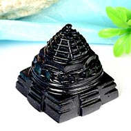 Shree Yantra in Blue Sun Stone - 55 gms