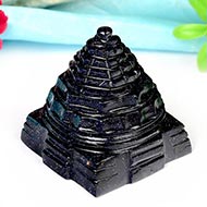 Shree Yantra in Blue Sun Stone - 55 gms - II