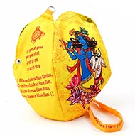 Hare Krishna Gomukhi Japa Mala Bag