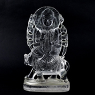 Sphatik Crystal Durga Idol - 369 gms