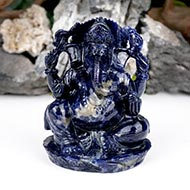 Blue Sodalite Ganesha - 920 gms